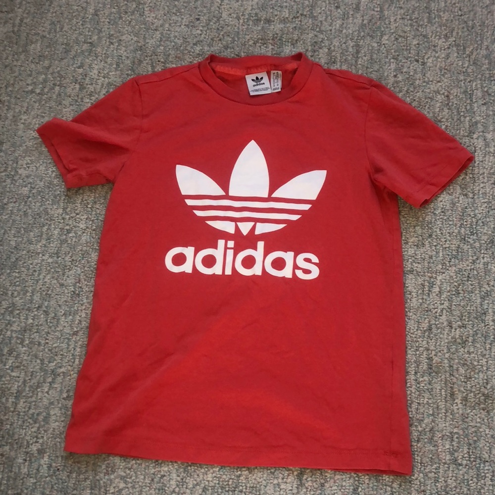 peach adidas t shirt